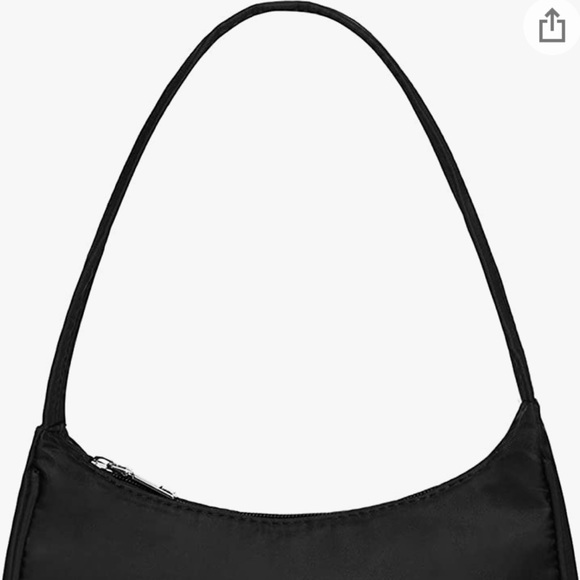 Black Nylon Handbag - Picture 2 of 9